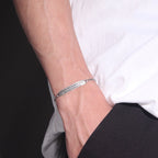 Motivation Thai Silver Bracelet for Men's Fashion