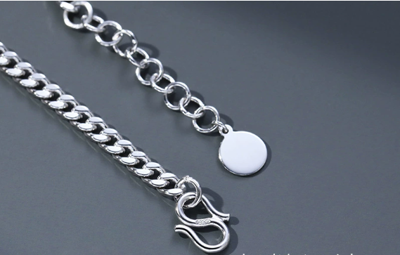 Motivation Thai Silver Bracelet for Men's Fashion