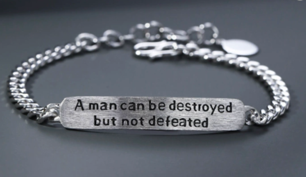 Motivation Thai Silver Bracelet for Men's Fashion